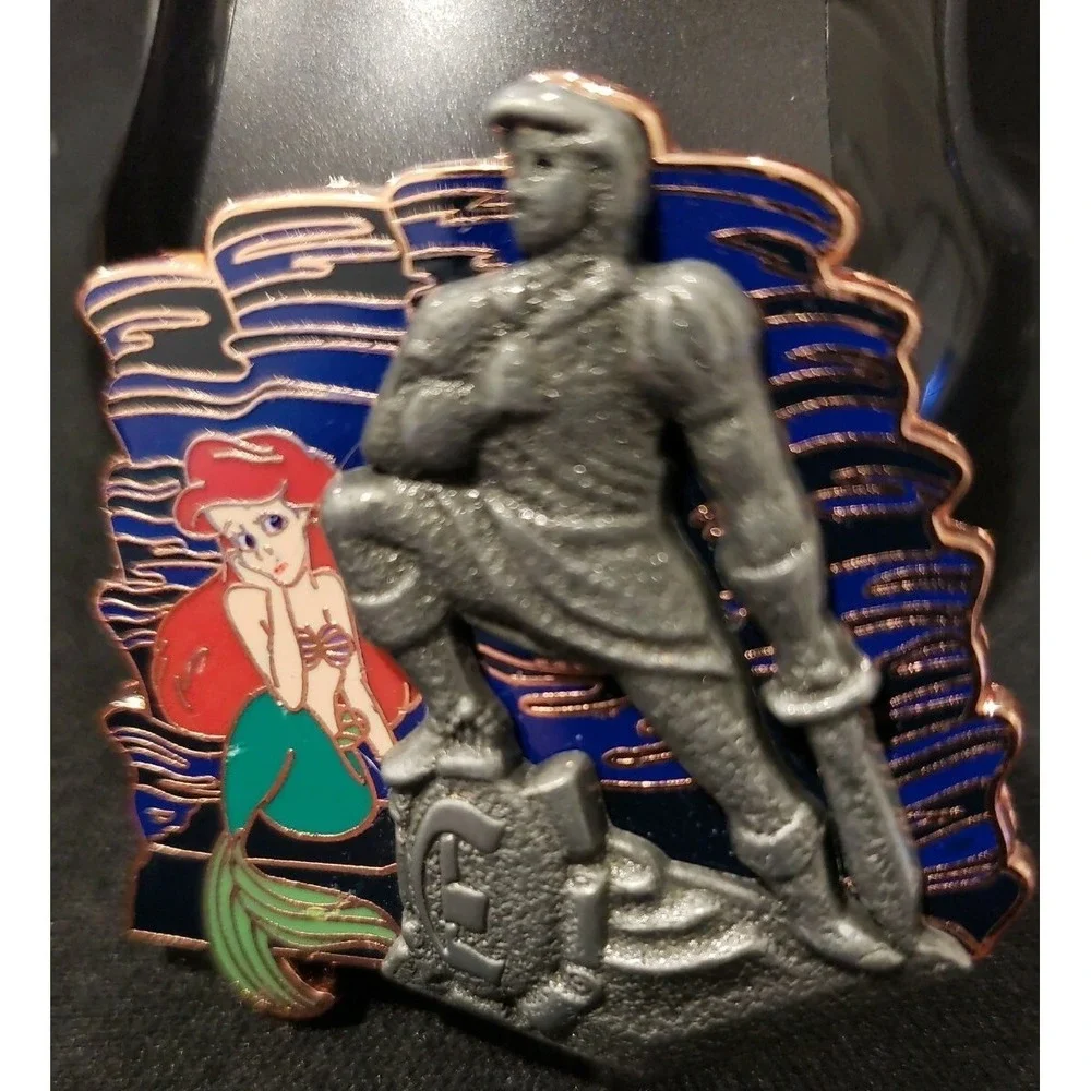 Disney The Little Mermaid 30th Anniversary Ariel Eric Statue LE‎  Pin 137189